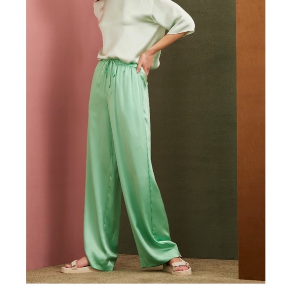 100% Silk Drawstring Pants from VINCE